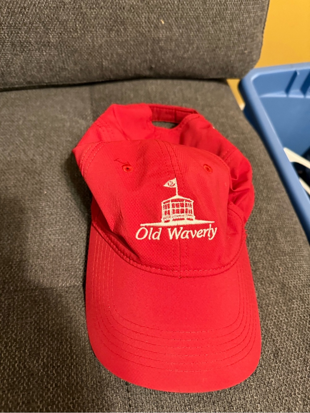 Old Waverly Red Performance Cap